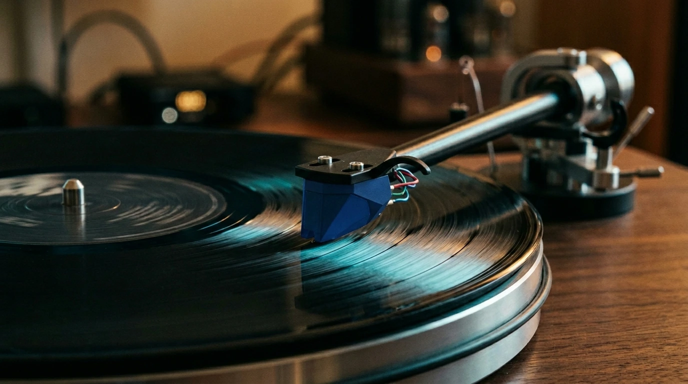 Bras/cellule d'une platine vinyle