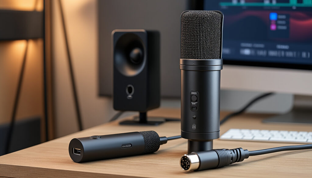 découvrez les différences entre microphone usb et xlr pour choisir le meilleur micro adapté aux débutants en enregistrement audio.