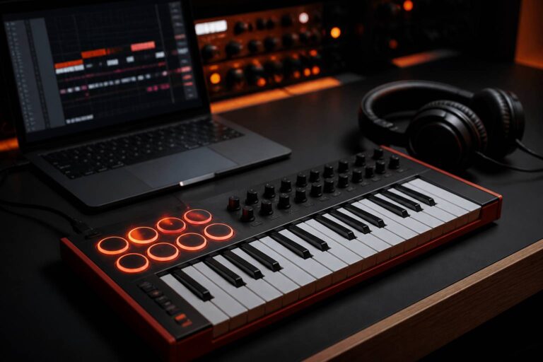 Découverte de l&rsquo;Akaï MPK Mini Mk3 : l&rsquo;alliance dynamique du rouge et noir