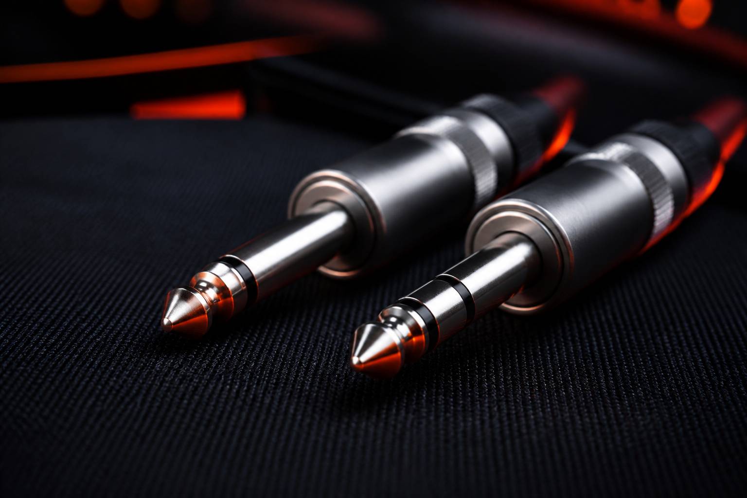 Fiches jack avec une et deux bagues isolantes