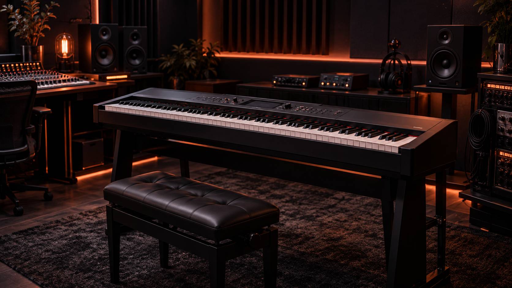 Illustration éditoriale du sujet : Découvrez le Yamaha P-145 : l'alliance parfaite entre élégance et performance pour les pianistes exigeants